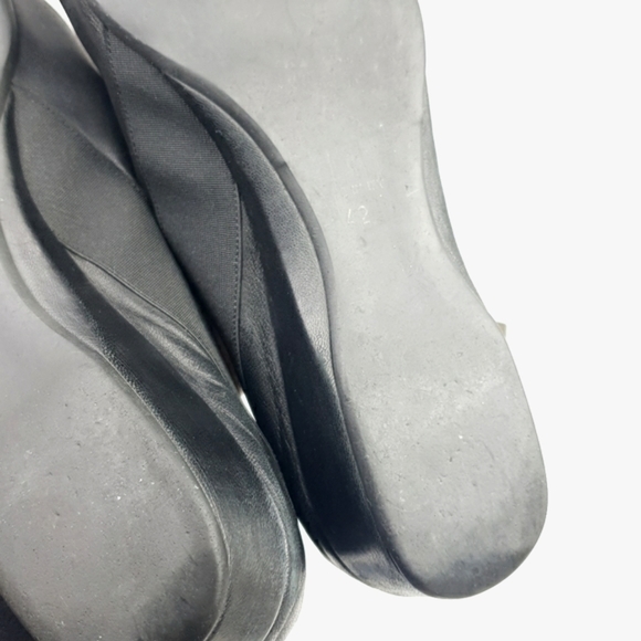 Thierry Rabotin Black soft leather size 42 elastic trim comfort office w… - Picture 11 of 16